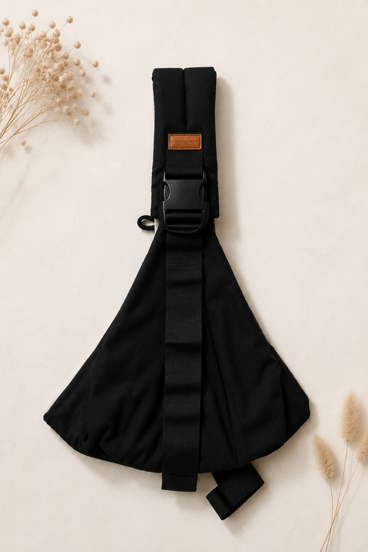 Porte-bébé hanche bandoulière – Mains libres, bébé apaisé | NovalyaBaby